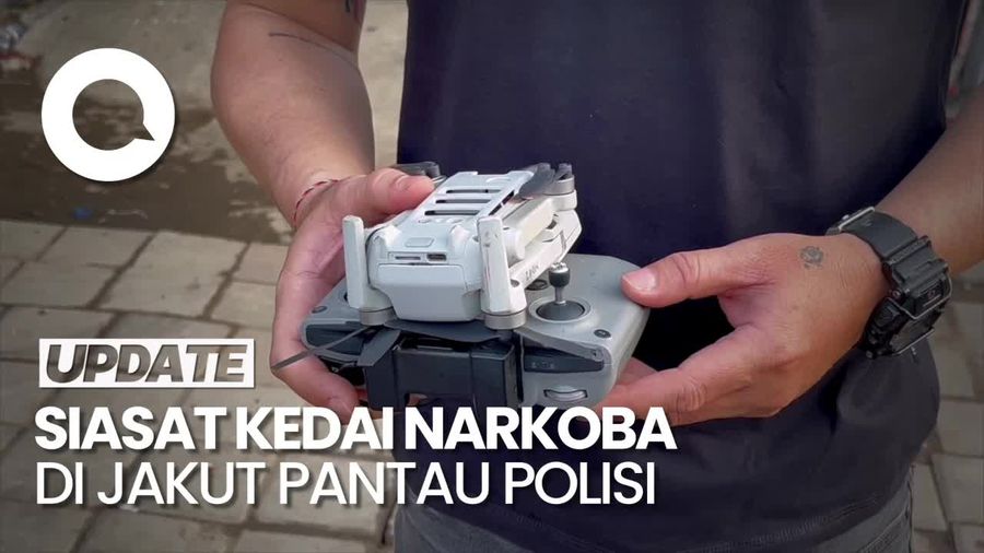 Ternyata Kedai Narkoba Kampung Bahari Pakai Drone untuk Memantau Polisi