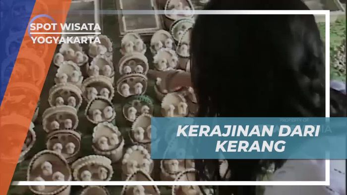 Aneka Kerajinan Kerang Cantik di Wonosari Yogyakarta