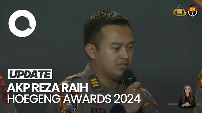 Bangganya AKP Reza Dinobatkan Jadi Polisi Inovatif Hoegeng Awards 2024