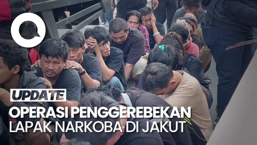 Kampung Bahari Jakut Digerebek 200 Polisi, Lapak Narkoba Diserbu