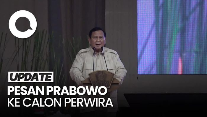 Pesan Prabowo ke Calon Perwira: Kita Butuh Tentara Kuat-Polisi Hebat