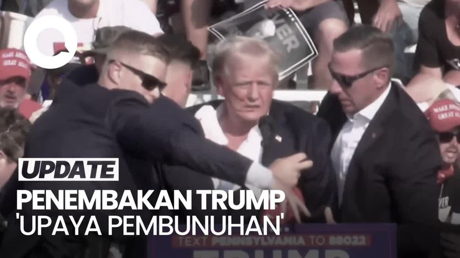 FBI Sebut Penembakan Trump Adalah Upaya Pembunuhan