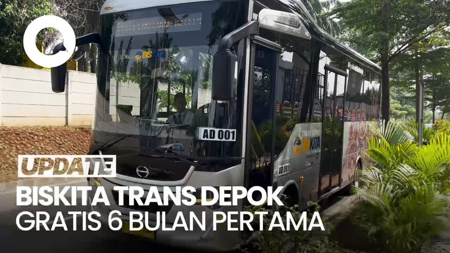 Baru Diresmikan, BISKITA Trans Depok Gratis 6 Bulan Pertama