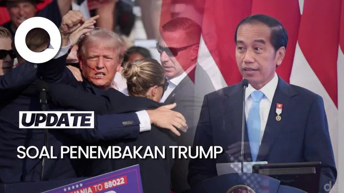 Jokowi Sesalkan Insiden Penembakan Trump: Saya Terkejut dan Sedih