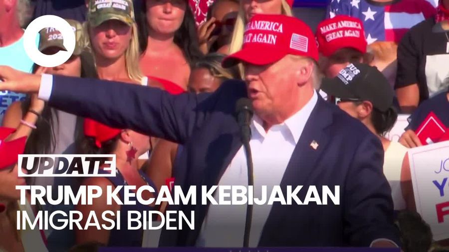 Trump Ejek Biden Presiden Terburuk Sesaat Sebelum Ditembak