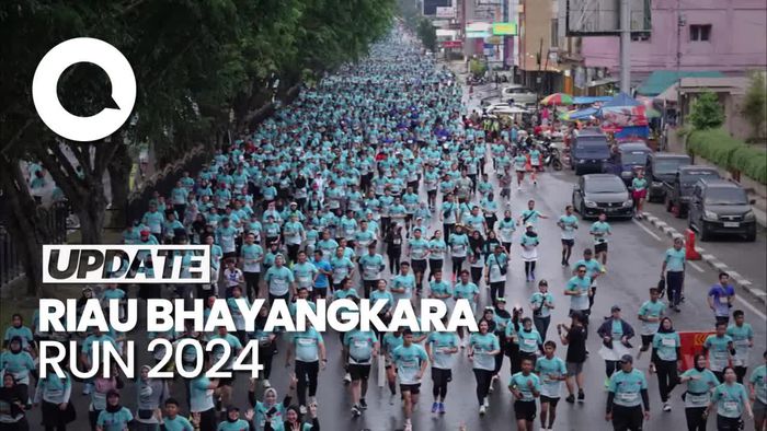 Intip Keseruan Riau Bhayangkara Run 2024 di Pekanbaru