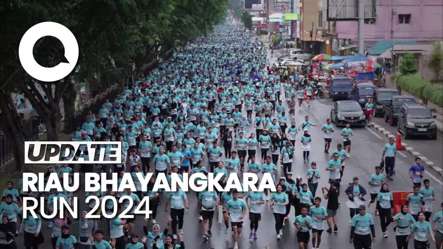 Intip Keseruan Riau Bhayangkara Run 2024 di Pekanbaru