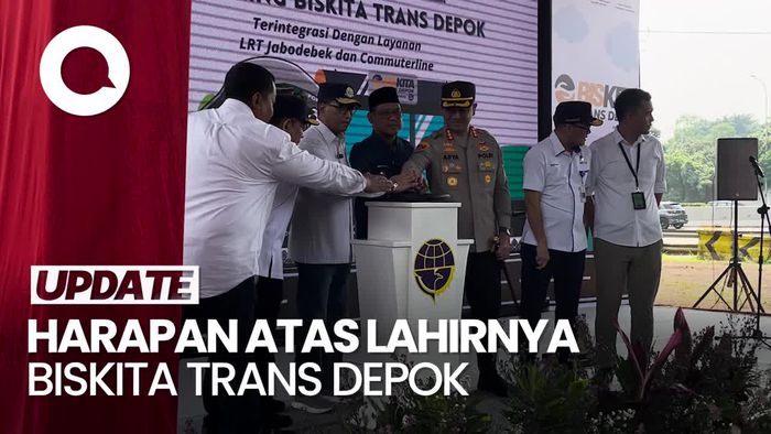 Resmikan BISKITA Trans Depok, Menhub: Harapan Kita dari 2 Jam Jadi 45 Menit