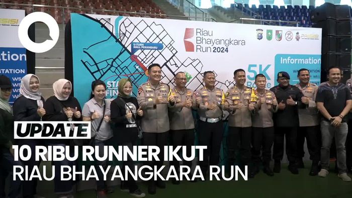 Besok! 10 Ribu Peserta Ikut Riau Bhayangkara Run, Ada dari NTB-Sulsel