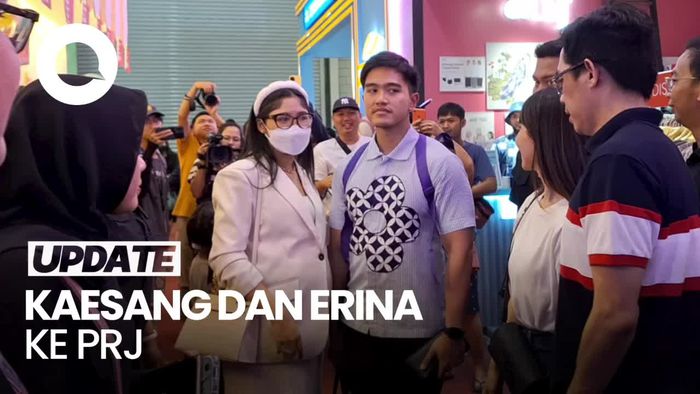 Momen Kaesang dan Erina Jalan-jalan ke PRJ, Warga Minta Foto