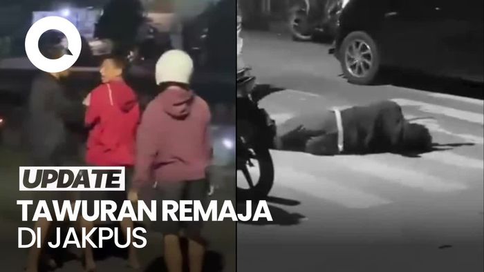 Detik-detik Pria di Jakpus Dibacok saat Lerai Tawuran Remaja
