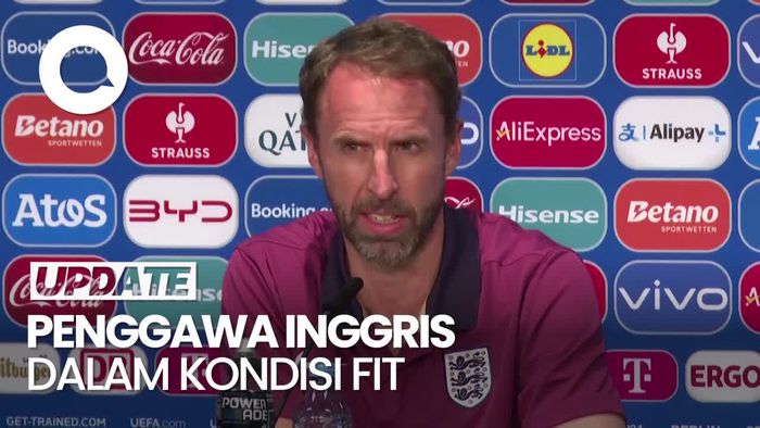 Spanyol Vs Inggris: Southgate Pastikan Seluruh Pemain Fit!