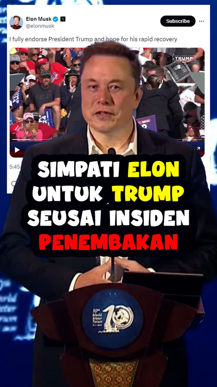 Dukungan Elon Musk untuk Trump yang Ditembak saat Kampanye Pilpres