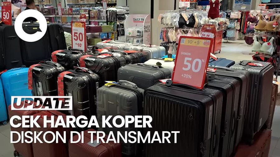 Cek Yuk, Aneka Koper Diskon di Transmart Full Day Sale!