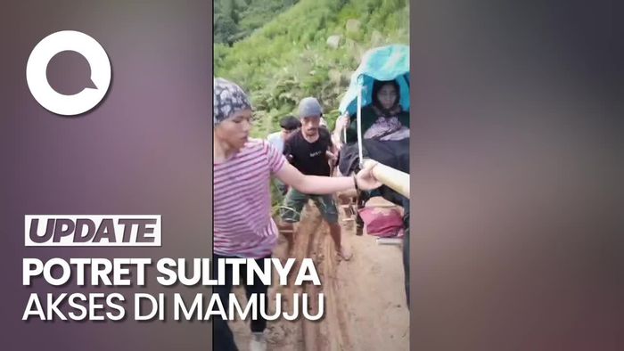 Perjuangan Lansia Ditandu 28 Km Demi Menuju Puskesmas di Mamuju