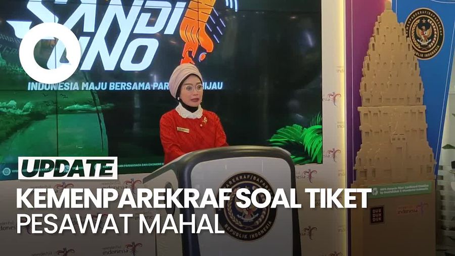 Kemenparekraf Koordinasi dengan Kemenko Marves Bahas Tiket Pesawat Mahal