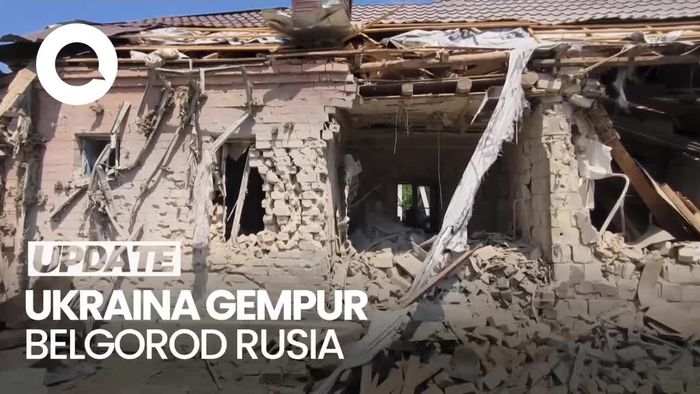 Ukraina Lancarkan Serangan ke Belgorod Rusia, Belasan Rumah Hancur