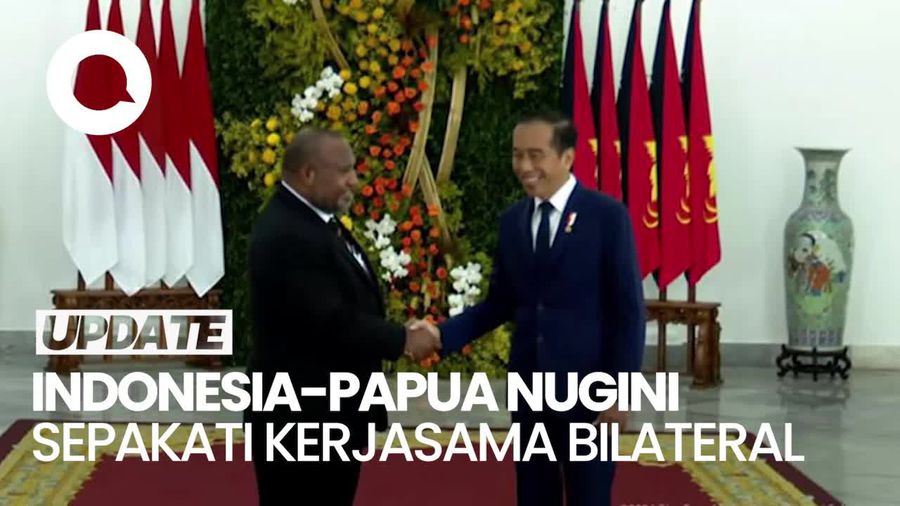 Jokowi Bertemu PM Papua Nugini, Bahas Kerja Sama Pertahanan-Perdagangan