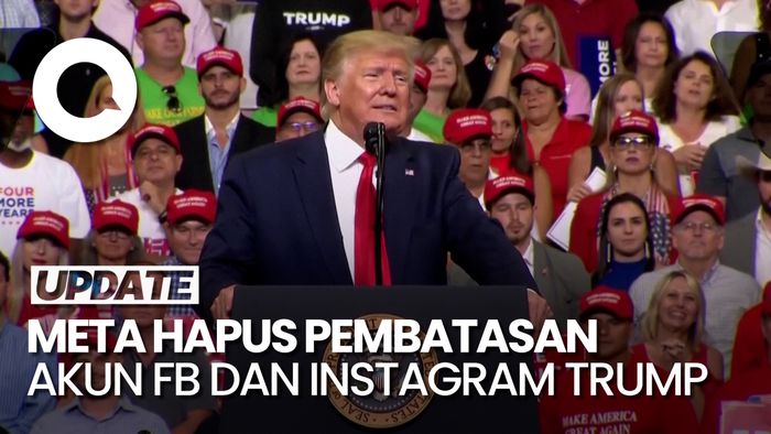 Donald Trump Kini Bebas Main Facebook dan Instagram Lagi