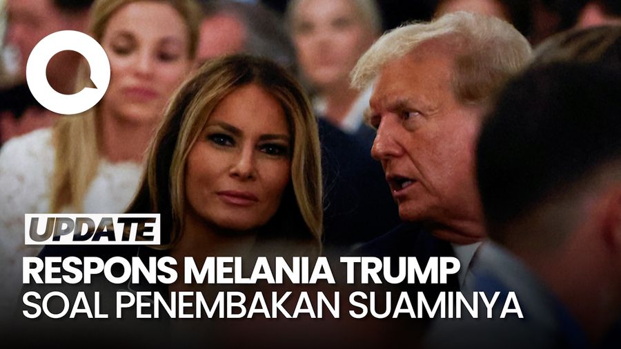 Tanggapan Melania Seusai Donald Trump Tertembak