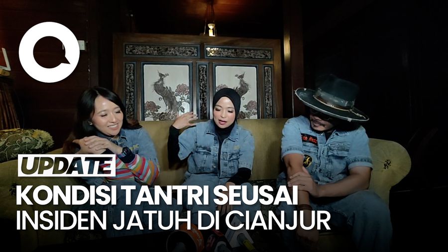 Tantri Kotak Ungkap Kondisinya Seusai Jatuh dari Panggung