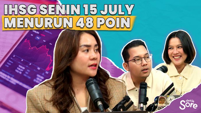 IHSG Senin 15 July Menurun 48 Poin
