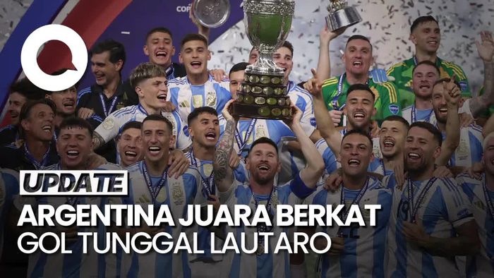 Messi Cedera, Lautaro Martinez Antar Argentina Juara Copa America