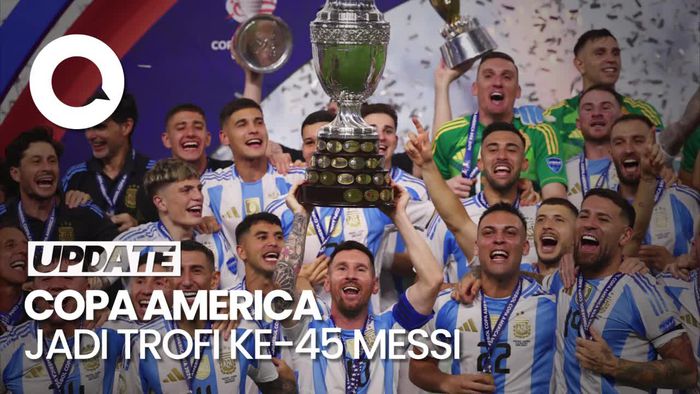 Kemenangan Argentina Bawa Messi Koleksi Trofi ke-45