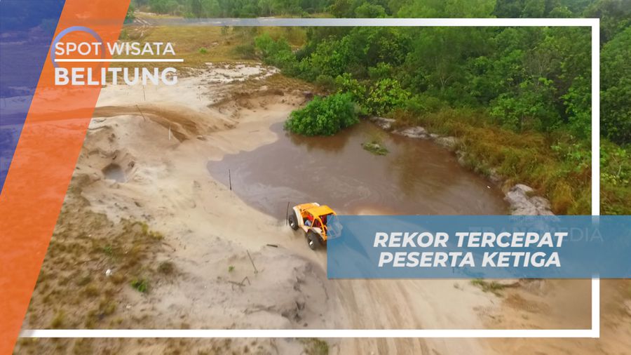 Melihat Pemecah Rekor Tercepat Offroad di Desa Juru Sebrang Belitung