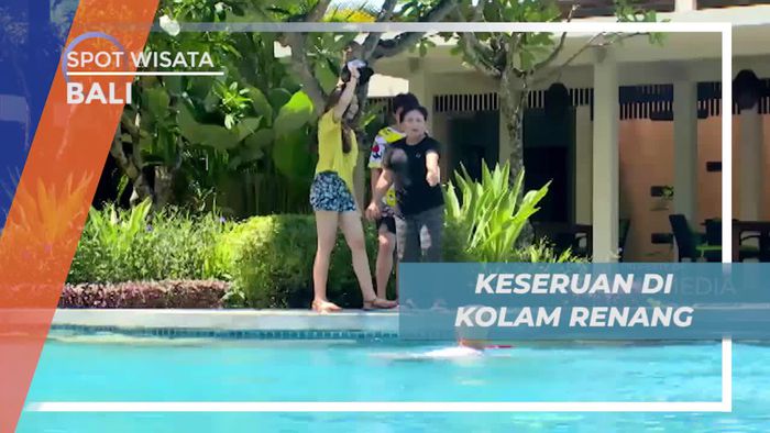 Berenang Menikmati Kesejukan Alam Bali