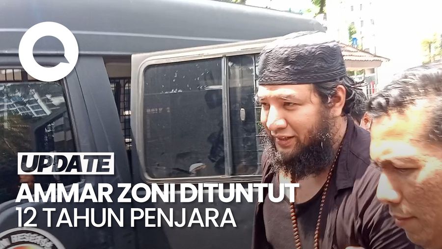 Ammar Zoni Dituntut 12 Tahun Bui Terkait Kasus Narkoba