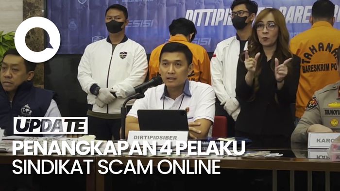Polri Tangkap 4 Pelaku Scam Online Jaringan Internasional: 1 WNA, 3 WNI