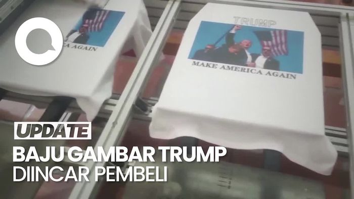 Baju Gambar Trump Seusai Ditembak Jadi Incaran di China