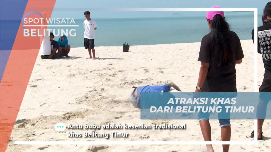 Melihat Atraksi Tak Biasa yang Menggunakan Antu Bubu Saat Berjalan di Belitung