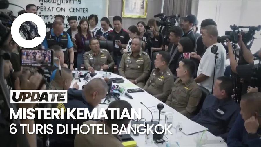Polisi Temukan Sianida dalam Cangkir 6 Turis Tewas di Hotel Bangkok