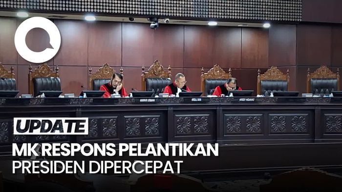 MK soal Pelantikan Presiden Dipercepat: Langgar Konstitusi