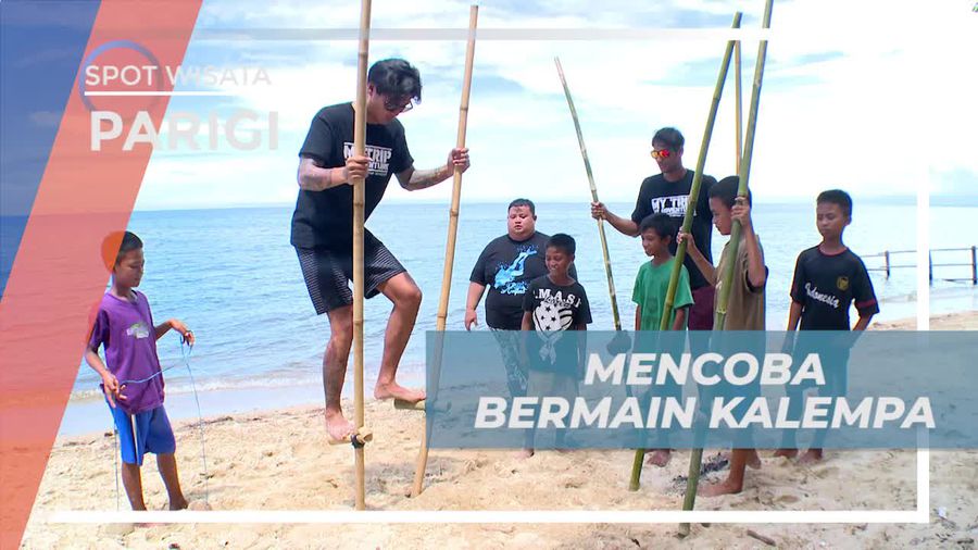 Mencoba Bermain Kalempa, Permainan Tradisional yang Memanfaatkan Bambu, Parigi