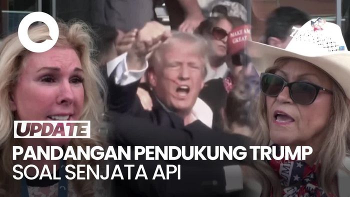 Pendukung Trump Tetap Tolak Pembatasan Senpi Walau Junjungannya Kena Tembak