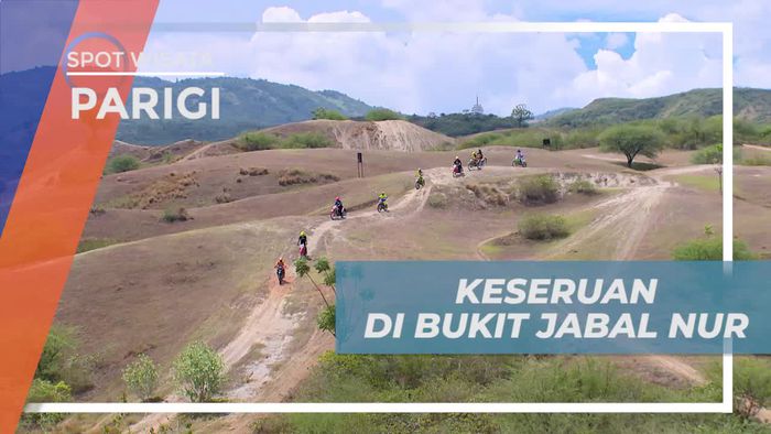Berkenalan Dengan Komunitas Motor Trail di Bukit Jabal Nur Parigi