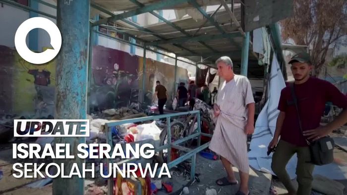 Serangan Udara Israel Hantam Sekolah UNRWA di Gaza, 23 Orang Tewas
