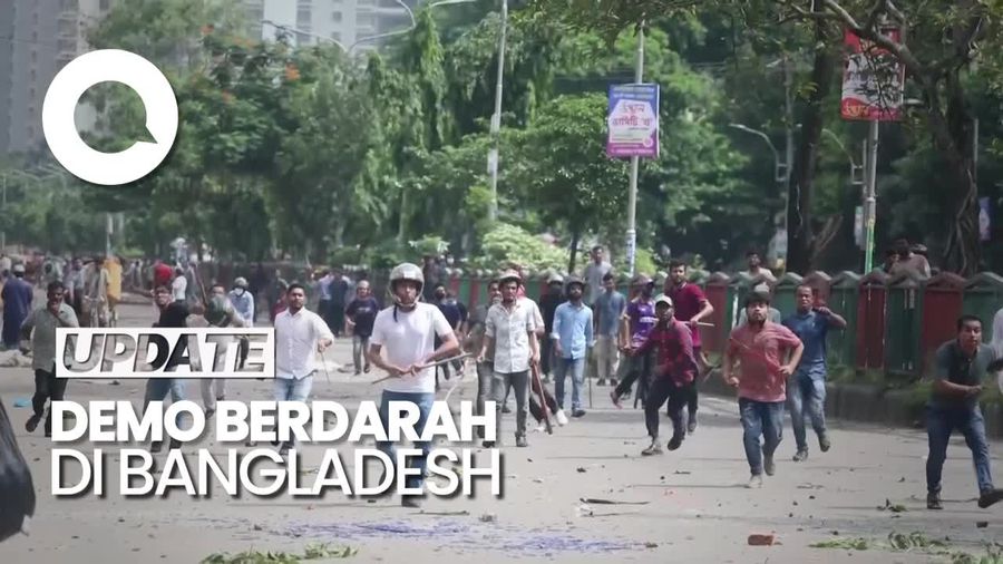 Demo Kuota PNS di Bangladesh Berujung Rusuh, 5 Orang Tewas