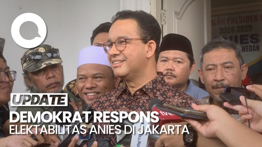 Elektabilitas Anies Tinggi di Jakarta, PD: Masih 3 Bulan, Survei Up and Down
