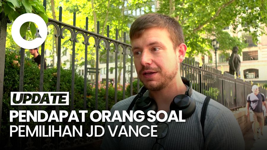 Reaksi Warga soal JD Vance Jadi Cawapres Trump