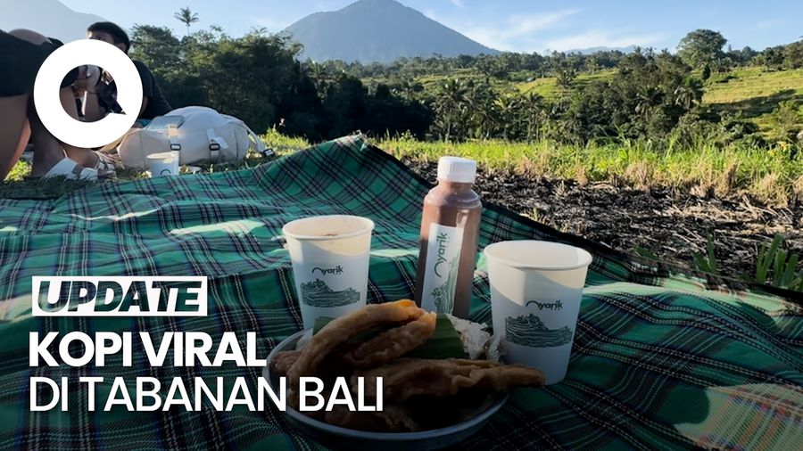 Sensasi Nyeruput Kopi dengan Pemandangan Subak Khas Bali