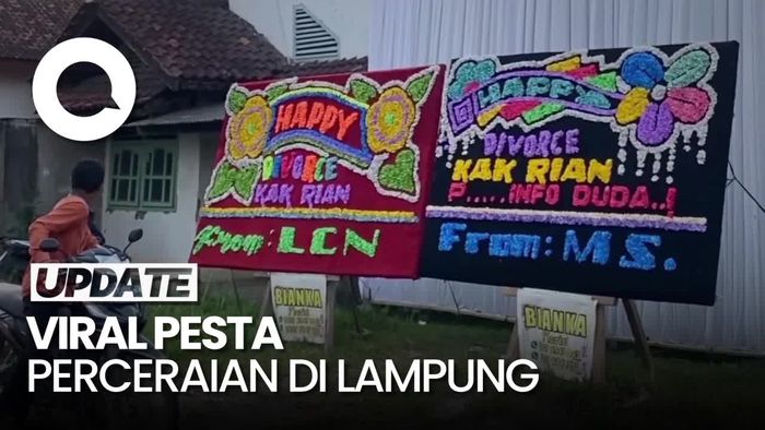 Bukan Nikahan, Pria di Lampung Malah Gelar Pesta Perceraian