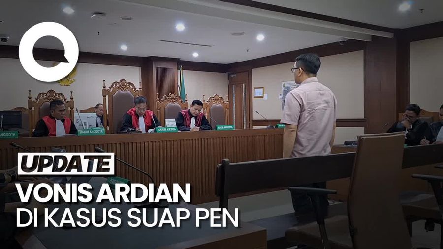Eks Dirjen Kemendagri Ardian Divonis 4,5 Tahun Bui di Kasus Pemkab Muna