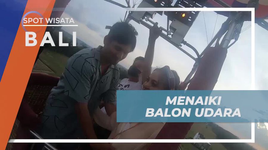 Naik Balon Udara Menikmati Keindahan Alam Ubud Bali