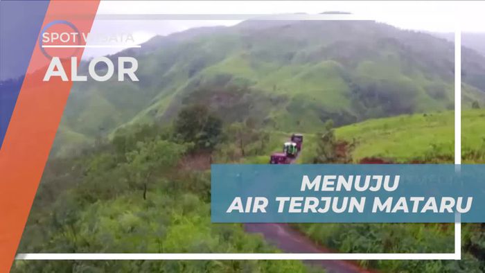 Perjalanan Menuju Air Terjun Mataru di Selatan Alor