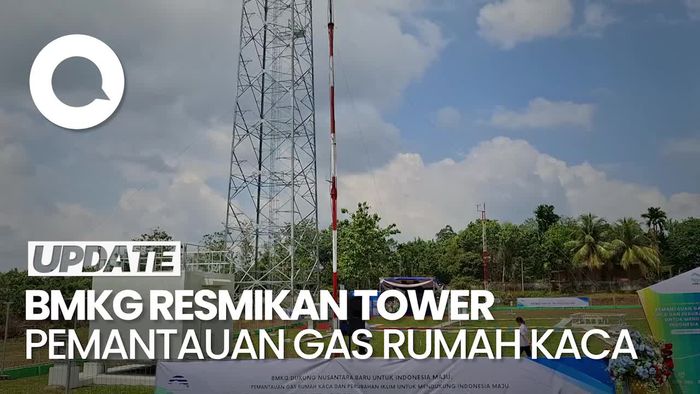 BMKG Resmikan Tower Pemantauan Gas Rumah Kaca di Jambi