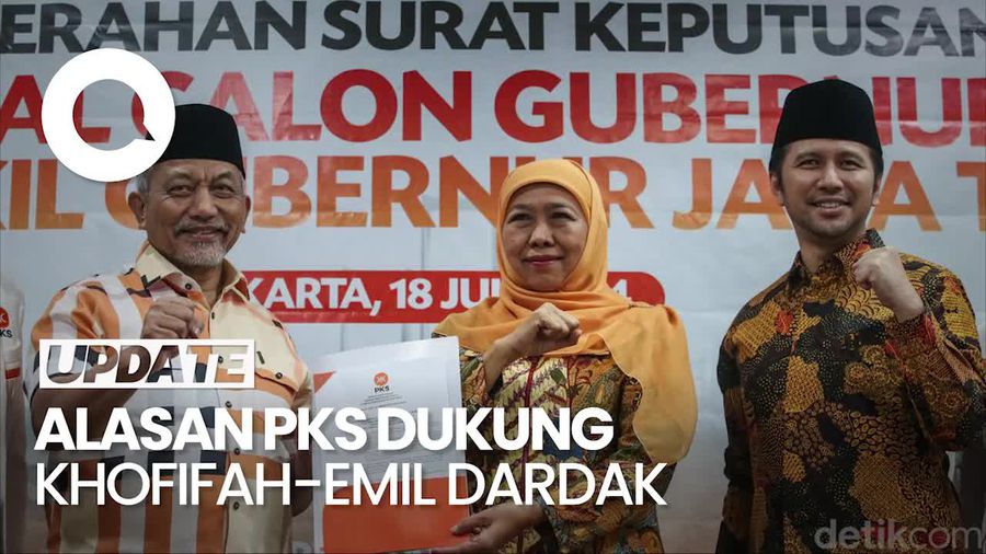 Alasan PKS Dukung Khofifah-Emil Dardak Maju di Pilgub Jatim 2024